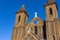 LONDON, UK Ã¢â¬â Oct 21, 2018: St John the Evangelist a neo norman church at Harrow Road Kensal Green London - England, UK